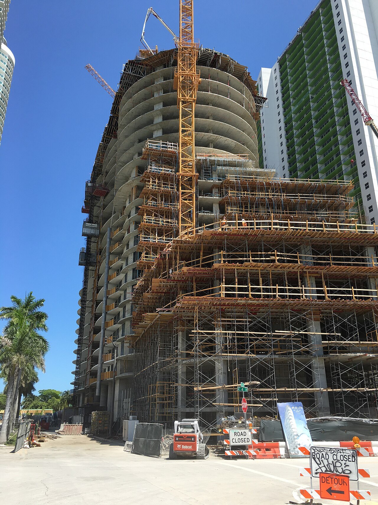 Aria on the Bay, A&P Air Conditioning HVAC and mechanical project in Miami