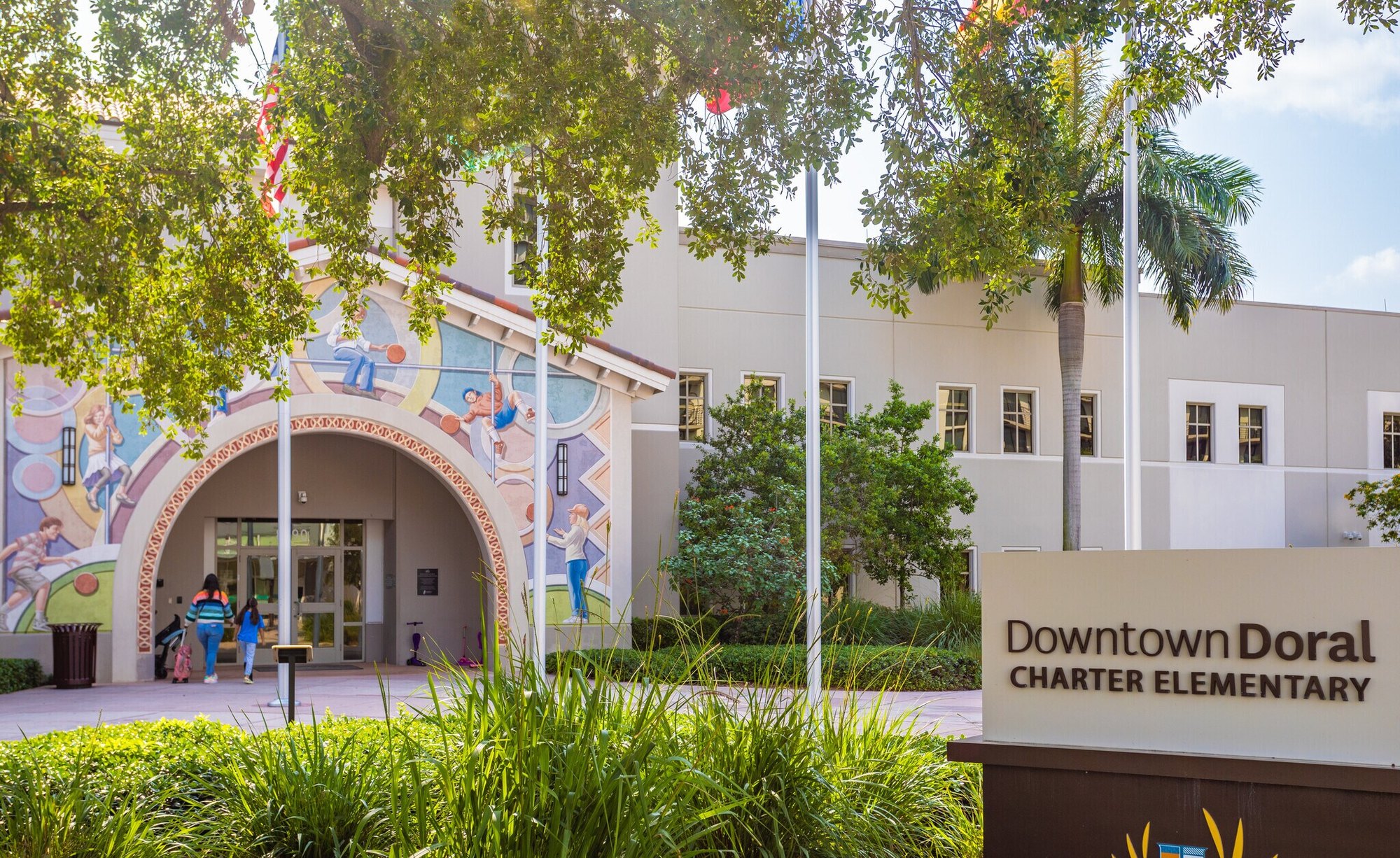 Downtown Doral Charter School, A&P Air Conditioning HVAC and mechanical project in Doral
