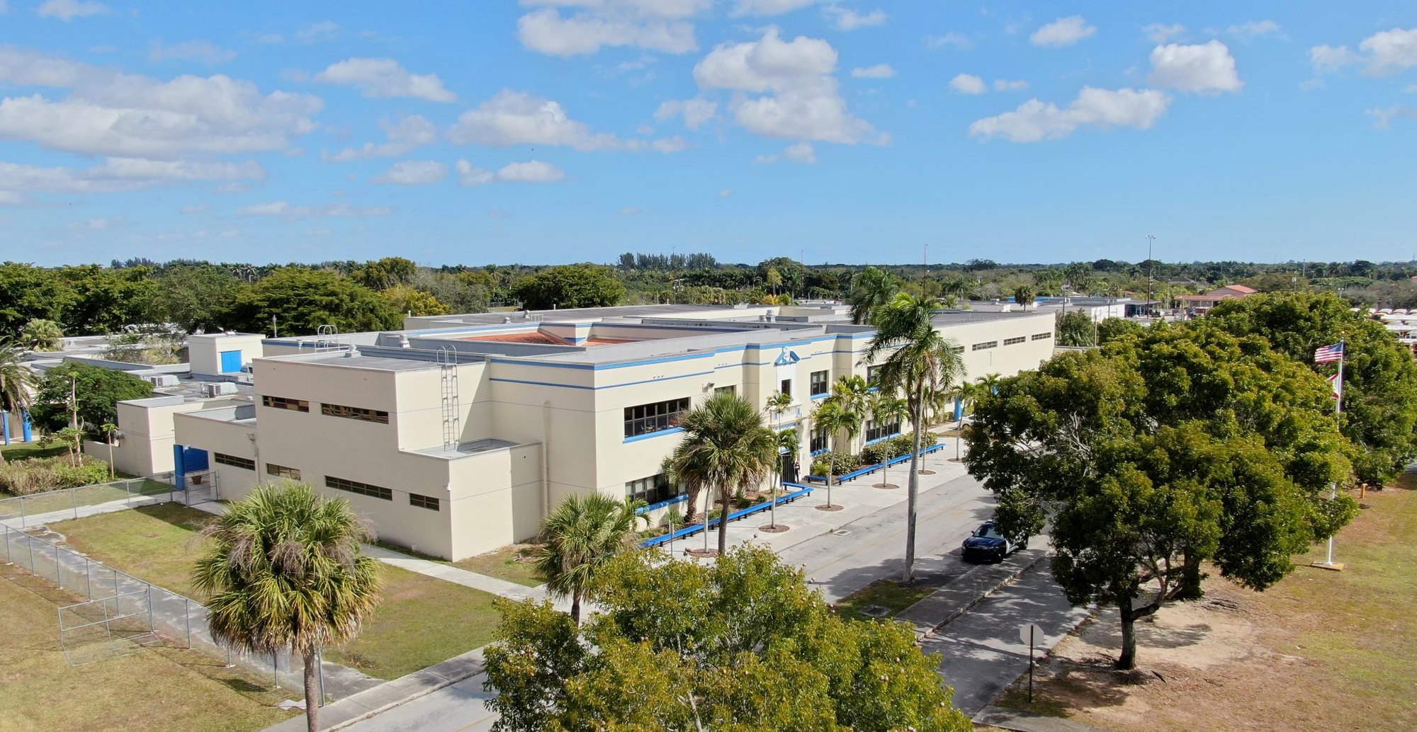 Redland Middle School, A&P Air Conditioning HVAC and mechanical project in Homestead